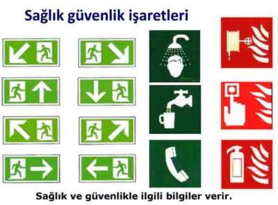 bilgi ve talimat isaretleri -2