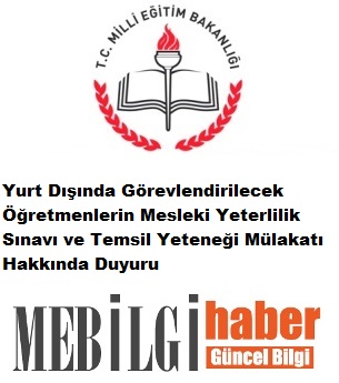 Yurtdışı görevlendirme sınavı