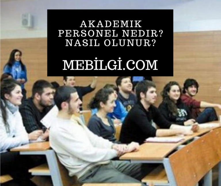 Akademik Personel Nedir? Nasıl Olunur?
